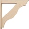 Ekena Millwork 5 1/2-in W x 32-in D x 32-in H Funston Trad Rough Cedar Woodgrain TimberThane Outlooker, Primed Tan OUTUR055X32X32FST04RCPR - alternate 3